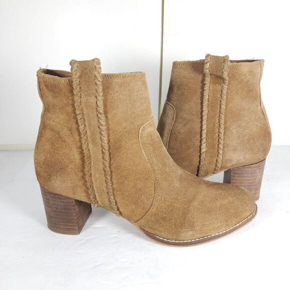 Coconuts By Matisse Women's Tina US 10M Tan Heels Ankle boots Booties - Picture 8 of 13